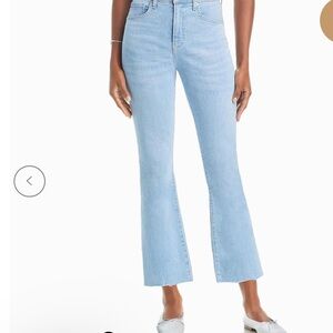 Veronica Beard Sky Blue Cropped Jeans